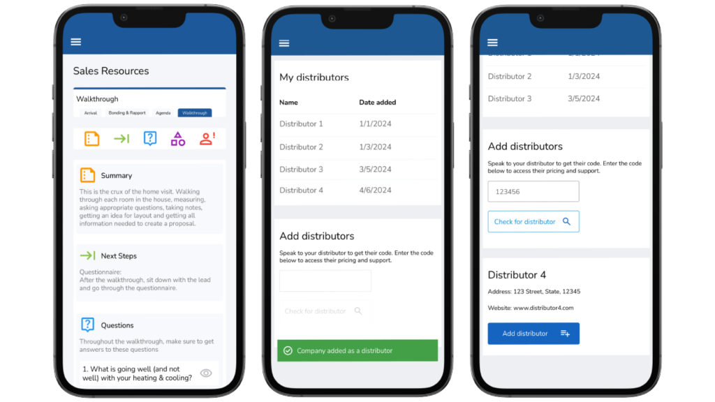 Unico Sales app